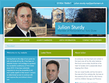 Tablet Screenshot of juliansturdy.co.uk